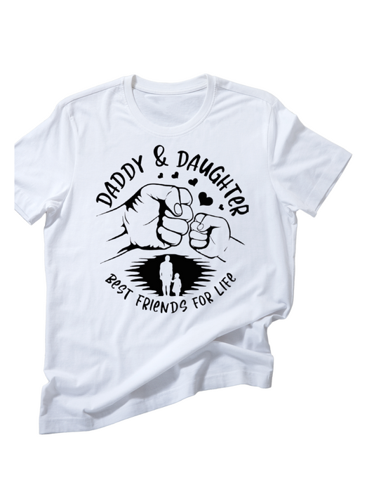Daddy & Daughter 10" Width DTF Transfer