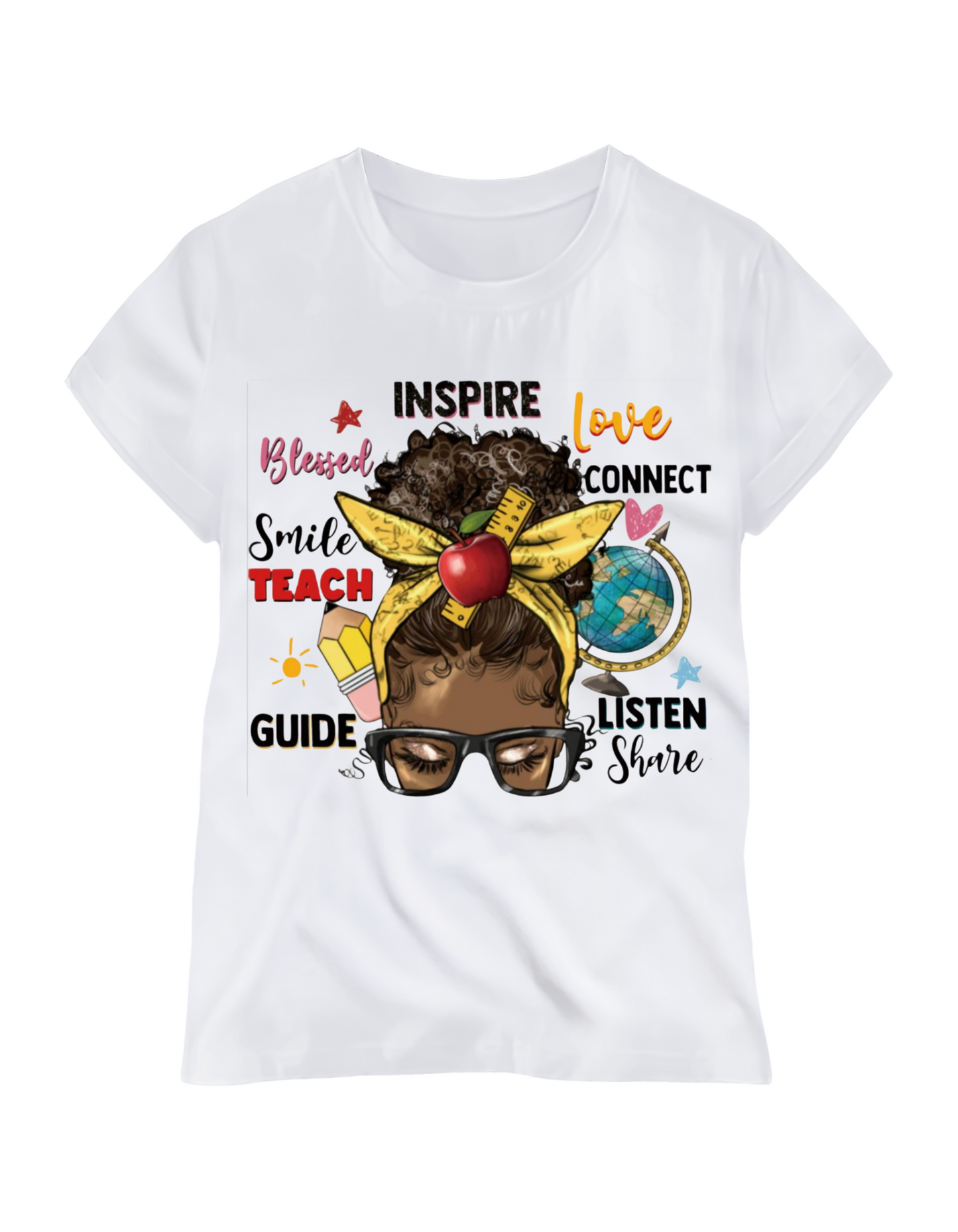 Inspire Teacher/ 10" Width DTF Transfer (T-51)