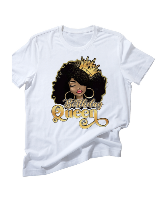 Birthday Queen 10" Width DTF Transfer