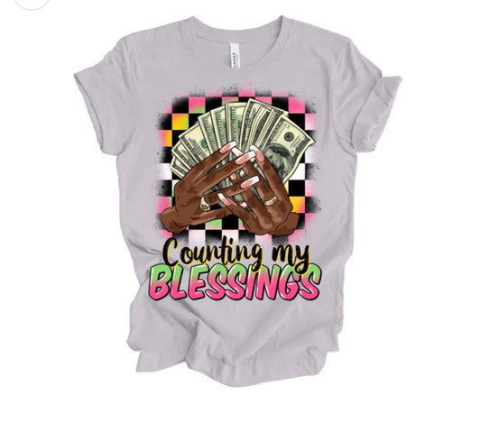 Counting My Blessings 10" Width DTF Transfer